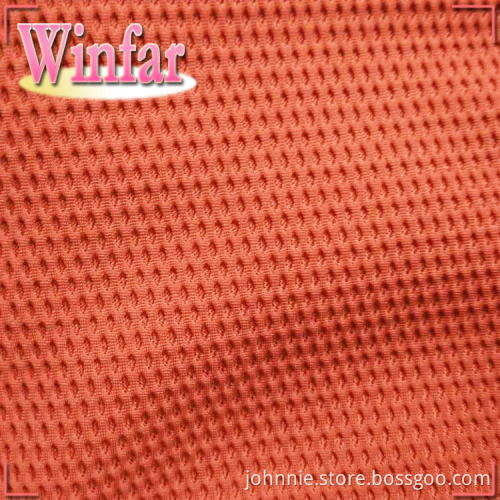 100% Polyester Spandex Bird Eyes Mesh Tricot Fabric